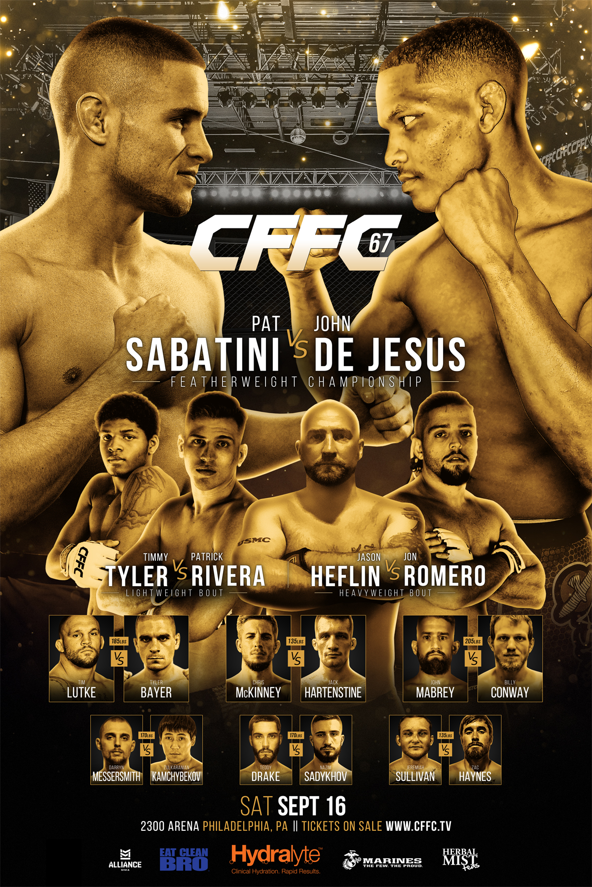 CFFC 67 Tickets — Cage Fury Fighting Championships